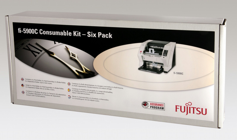 Fujitsu CON-3450-006A Scanner Verbrauchsmaterialienset Drucker-/Scanner-Ersatzteile