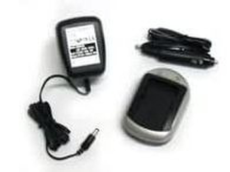 MicroBattery MBDAC1046 Auto/Indoor Black,Silver battery charger