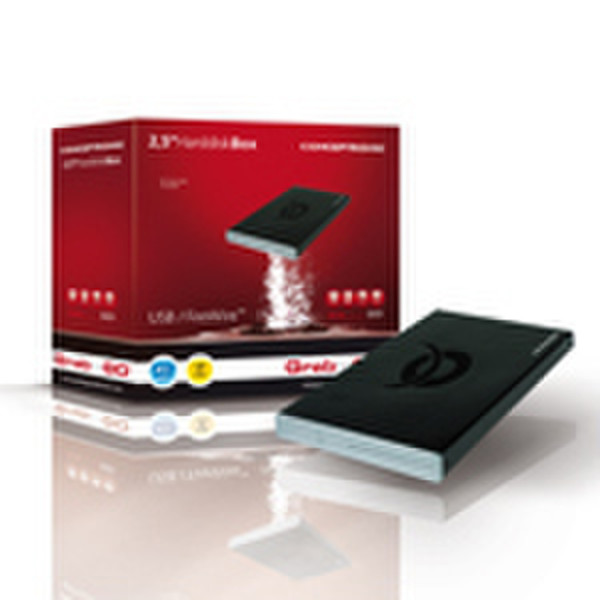 Conceptronic Grab‘n’GO 2.5” Hard Disk Box USB/FireWire 2.5