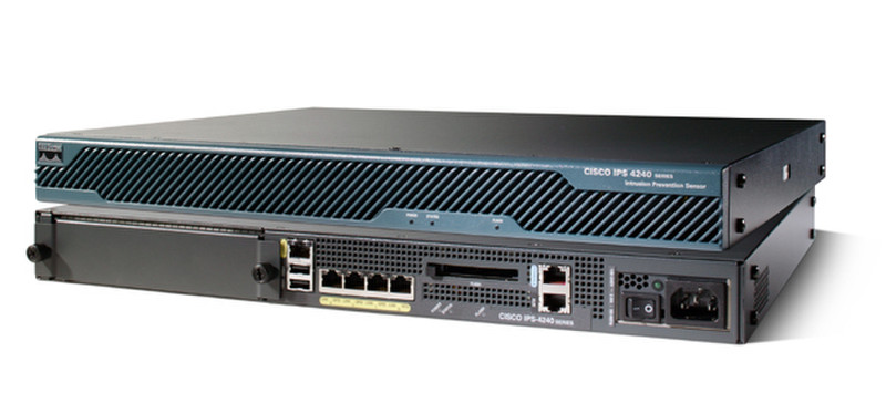 Cisco IPS 4240 1U 300Мбит/с аппаратный брандмауэр