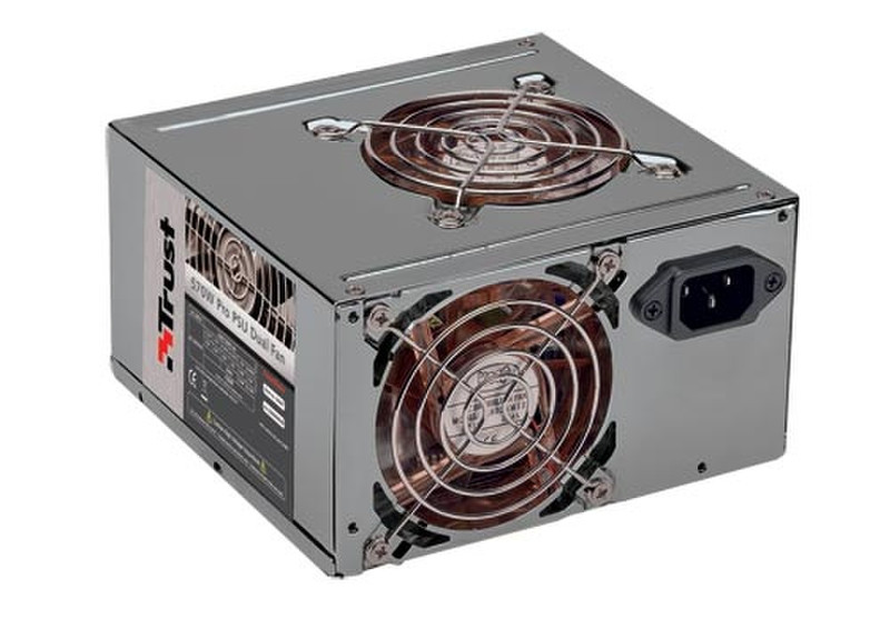 Trust 570W Pro PSU Dual Fan PW-5500 570W ATX Grey power supply unit