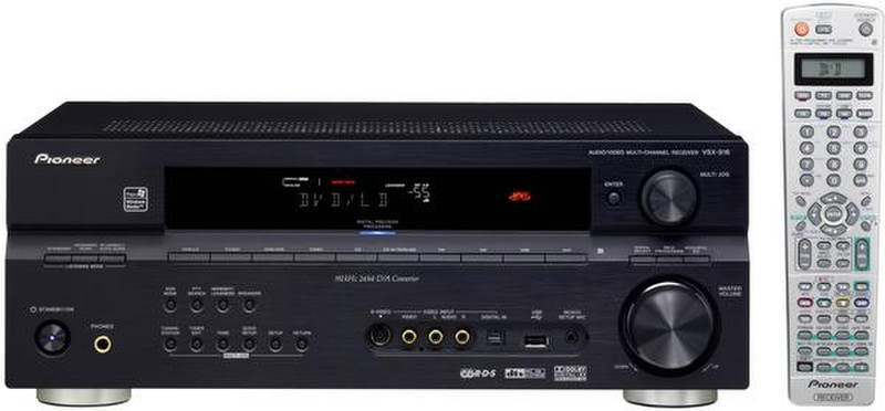 Pioneer 7 Channel A/V Receiver with Auto MCACC and USB Input (Black)