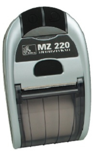 Zebra MZ 220 Прямая термопечать 203 x 203dpi Серый, Cеребряный устройство печати этикеток/СD-дисков