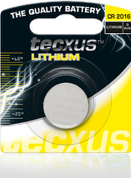 Tecxus CR2016 - 10Pk Литиевая батарейки