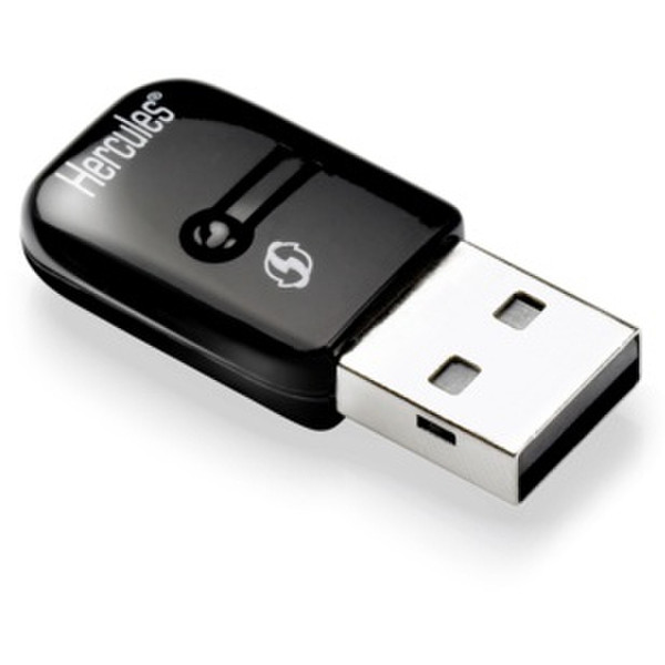 Hercules Wireless N USB Key WLAN 300Mbit/s networking card