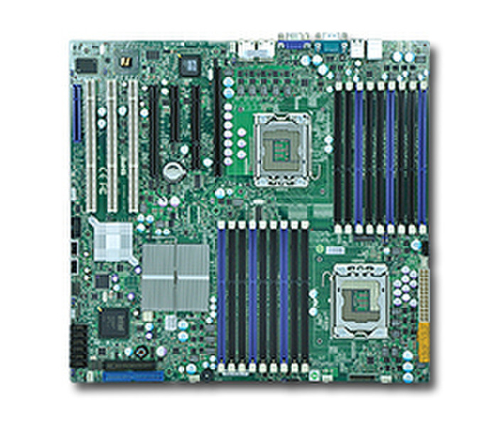 Supermicro X8DTN+ Intel 5520 Socket B (LGA 1366) Расширенный ATX материнская плата для сервера/рабочей станции