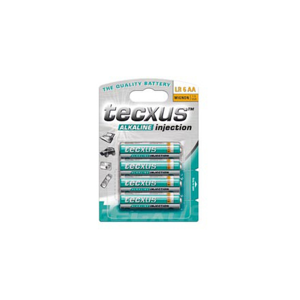 Tecxus LR6 - 4Pk Alkaline non-rechargeable battery