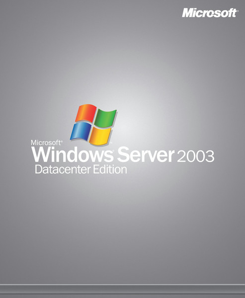 Microsoft Windows Server 2003 R2 Datacenter Edition (EN Disk Kit)