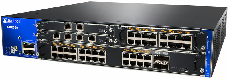 Juniper SRX-GP-DUAL-T1-E1 Gigabit Ethernet Netzwerk-Switch-Modul