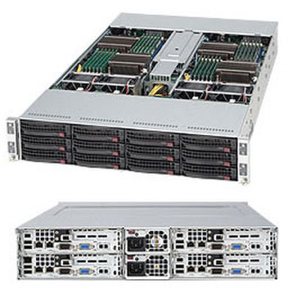 Supermicro SuperServer 6026TT-IBQF Intel 5520 Socket B (LGA 1366) 2U Черный