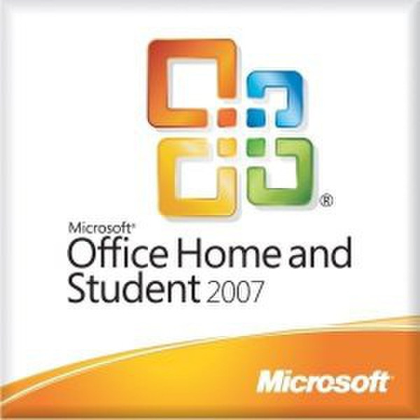 Microsoft Office Home and Student 2007, x32, WIN, CD, ENG Englisch