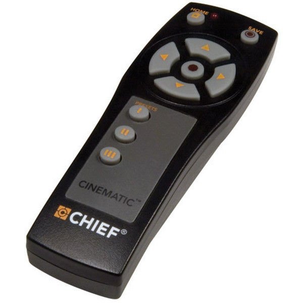 Chief IR10 IR Wireless press buttons Black remote control