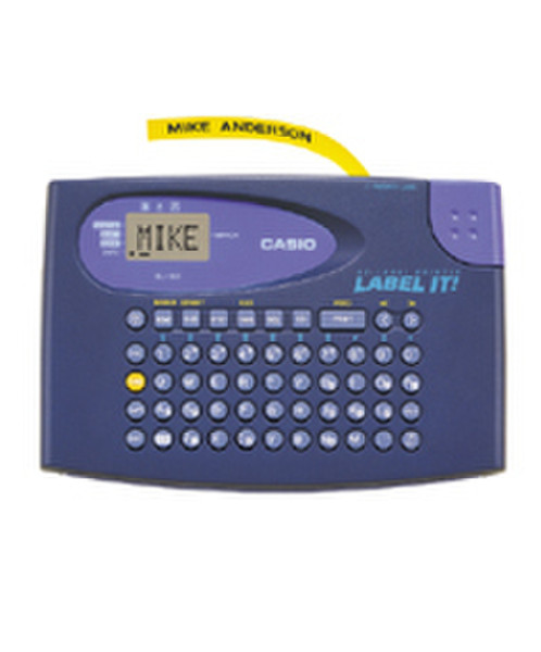 Casio KL-60 Thermal Label Printer - Monochrome - 160 dpi Термоперенос Черный устройство печати этикеток/СD-дисков