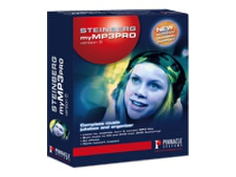 Pinnacle Steinberg MyMP3 Pro 5 NL CD W32