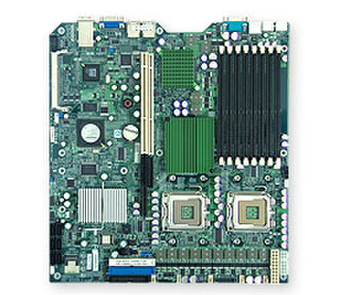 Supermicro X7DBR-3 Intel 5000P Socket J (LGA 771) Расширенный ATX материнская плата для сервера/рабочей станции