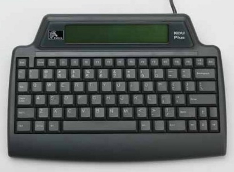 Zebra 120182G-001 PS/2 QWERTY Englisch Schwarz Tastatur
