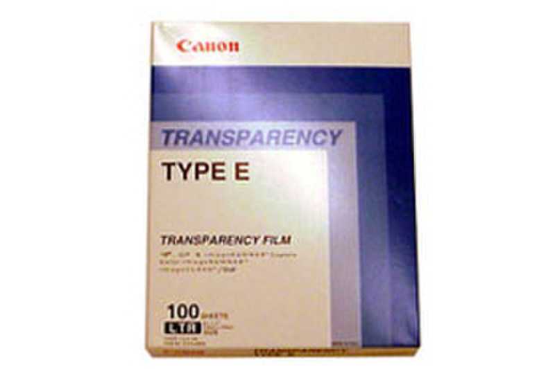 Canon Transparency Type E transparancy film