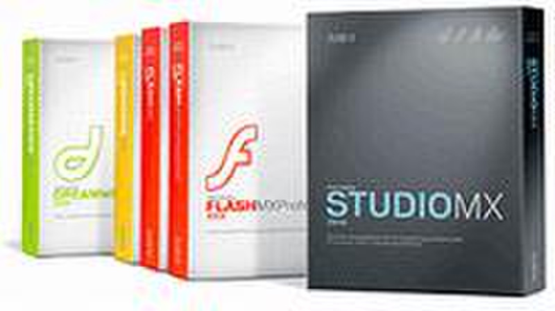 Macromedia Studio MX 2004 +Flash Pro EN CD CrPf