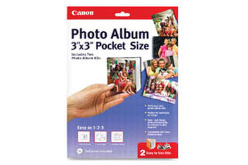 Canon Photo Album 3 x 3 Pocket Size - 1 Pack - 2 Albums