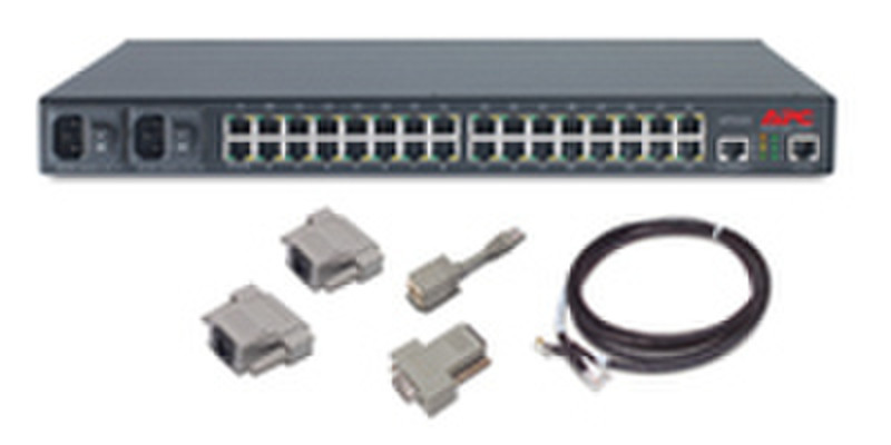 APC 32 Port Console Port Server Wired serial switch box
