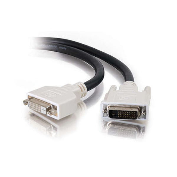 C2G 45146 2м DVI-D DVI-D Черный, Белый DVI кабель