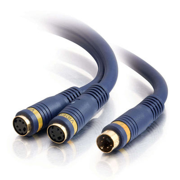 C2G 45400 0.3m S-Video (4-pin) S-Video (4-pin) Blue S-video cable