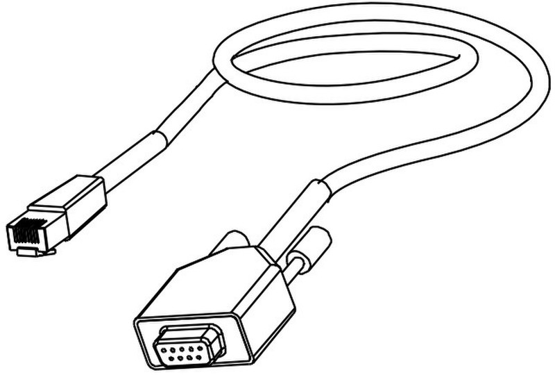 Datamax O'Neil 502542 RS232 RJ45 serial cable