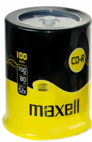 Maxell 453633 CD-R 700МБ 100шт чистые CD