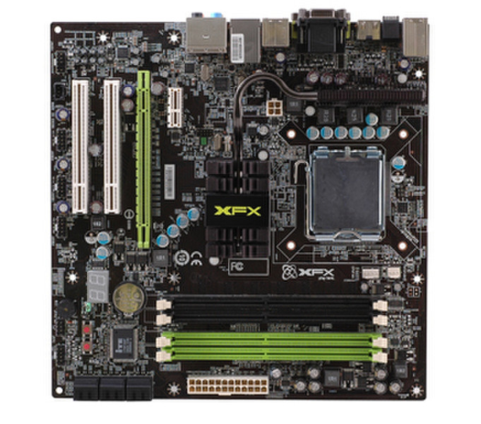 XFX GeForce 9300 Socket T (LGA 775) Микро ATX материнская плата