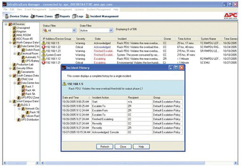 APC AP9435 system management software