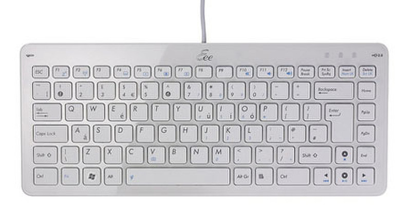 ASUS 04G10400091L USB Deutsch Weiß Tastatur