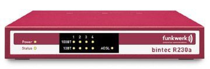 Funkwerk ADSL & SIP proxy & IPSec ADSL Красный проводной маршрутизатор