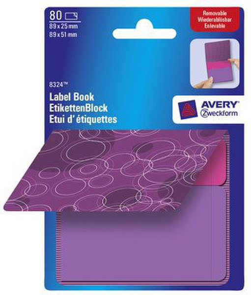 Avery 8324 80pc(s) self-adhesive label