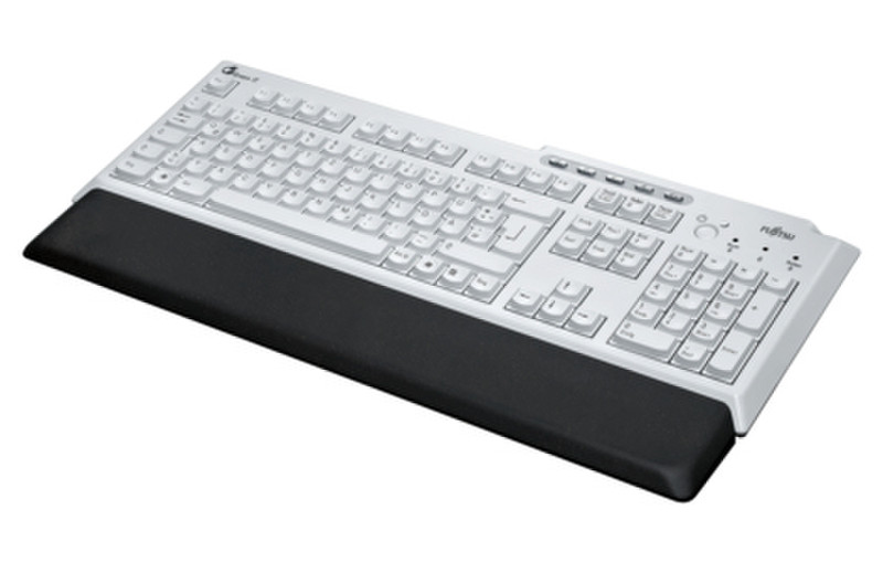 Fujitsu KBPC PX ECO PS/2 Черный, Белый клавиатура