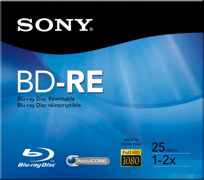 Sony BNE25RH 25ГБ BD-RE чистые Blu-ray диски