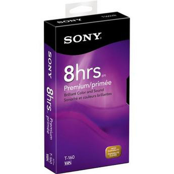 Sony T160VRH Video сassette 160мин 1шт аудио/видео кассета