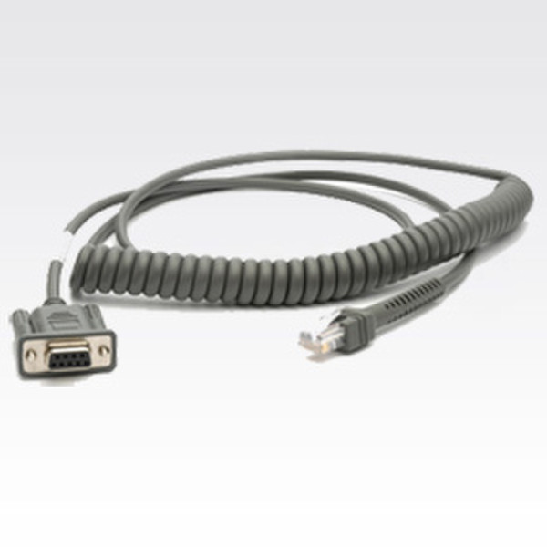 Zebra CBA-R18-C09ZAR 2.7m DB9 FM Grey serial cable