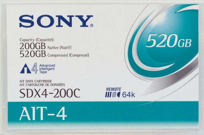 Sony SDX4200CWW чистые картриджи данных