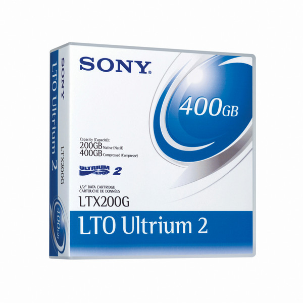 Sony LTX200GWW blank data tape