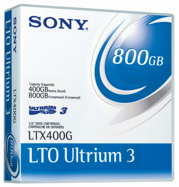 Sony LTX400GWW blank data tape