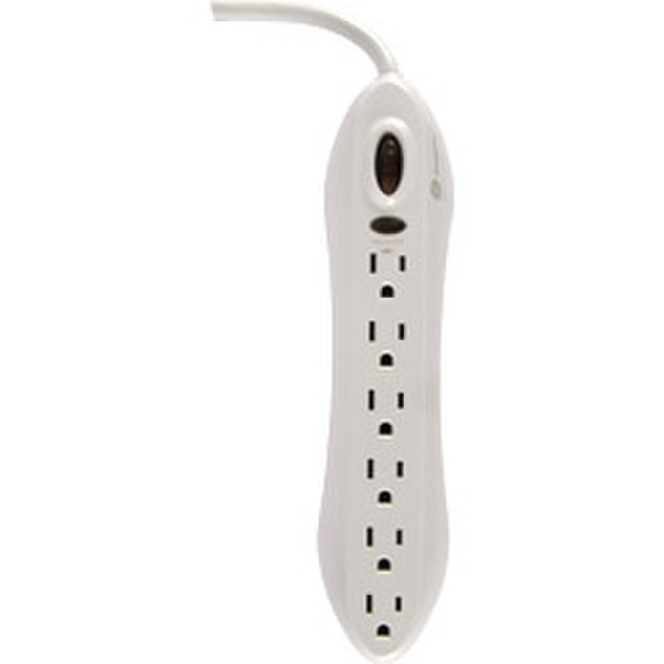 Jasco 14702 6AC outlet(s) 0.91m White surge protector