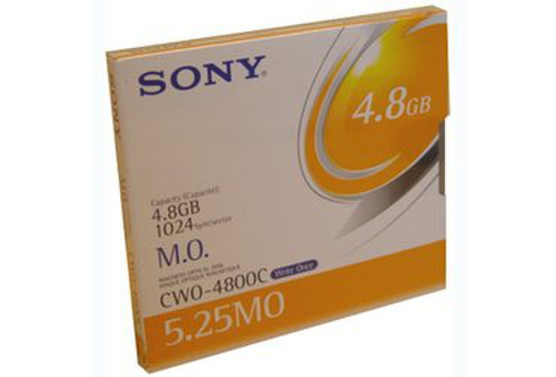 Sony CWO4800CWW 5.25Zoll Magnet Optical Disk