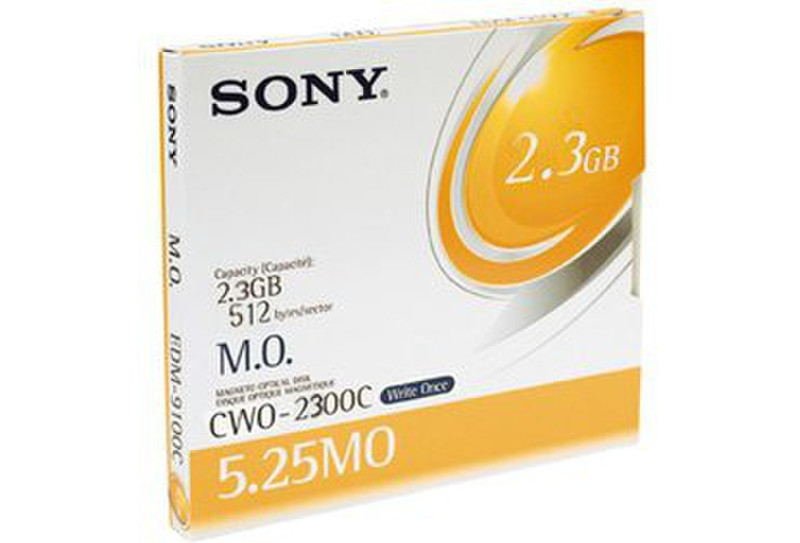Sony CWO2300CWW magneto optical disk