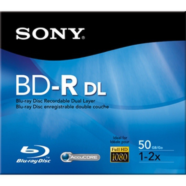 Sony BNR50RH 50ГБ чистые Blu-ray диски