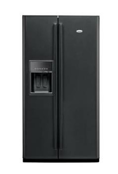 Whirlpool WSC 5555 A+ N freestanding 334L A+ Black side-by-side refrigerator
