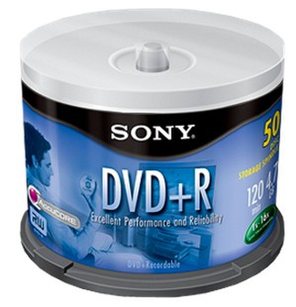 Sony 4.7GB 16x DVD+R 4.7GB DVD+R 50Stück(e)