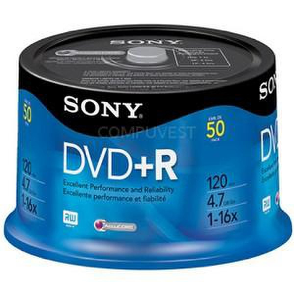 Sony 50DPR47RS4 4.7GB DVD+R 50pc(s) blank DVD