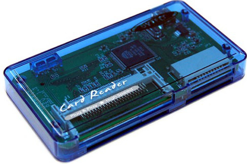 Bytecc Palm-Sized 52-IN-1 Card Reader USB 2.0 Синий устройство для чтения карт флэш-памяти