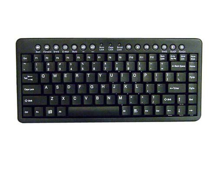 Bytecc KB-MCK-90BH USB QWERTY Schwarz Tastatur