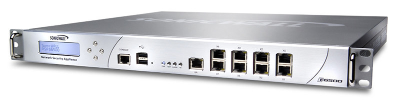 DELL SonicWALL NSA E6500 HA 1U 5000Mbit/s hardware firewall